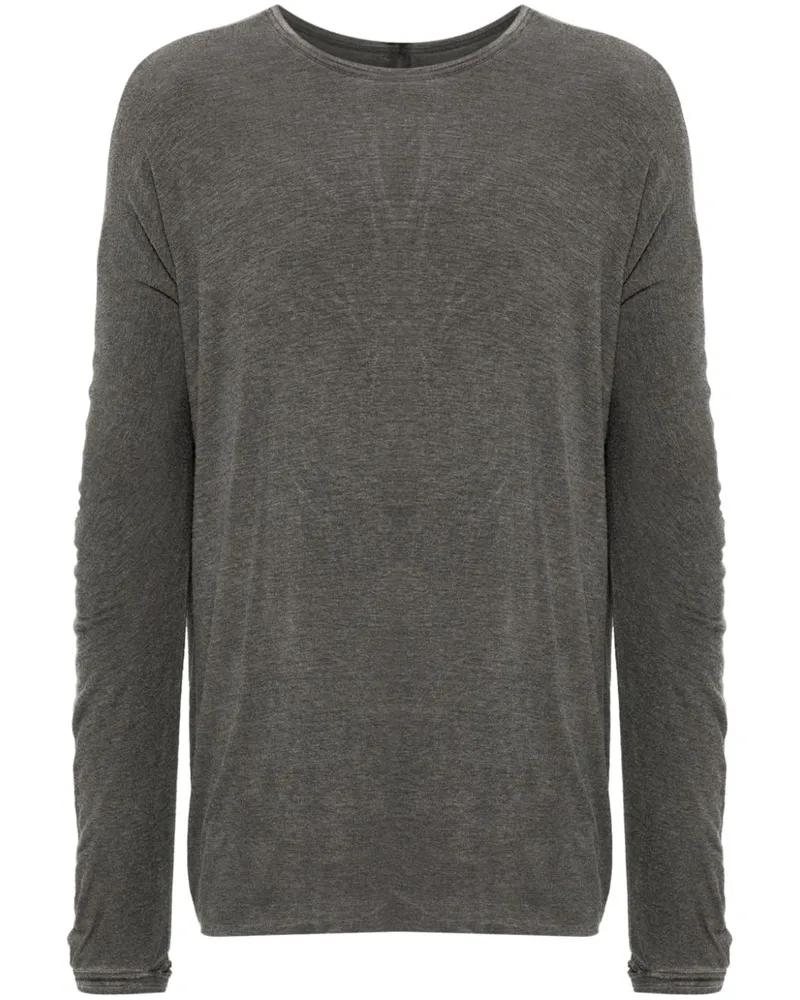Isaac Sellam Gestricktes Plomb T-Shirt - Grau Grau