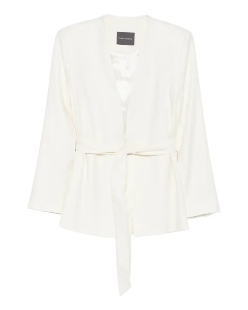Lorena Antoniazzi Jacke mit Bindegürtel - Nude Nude