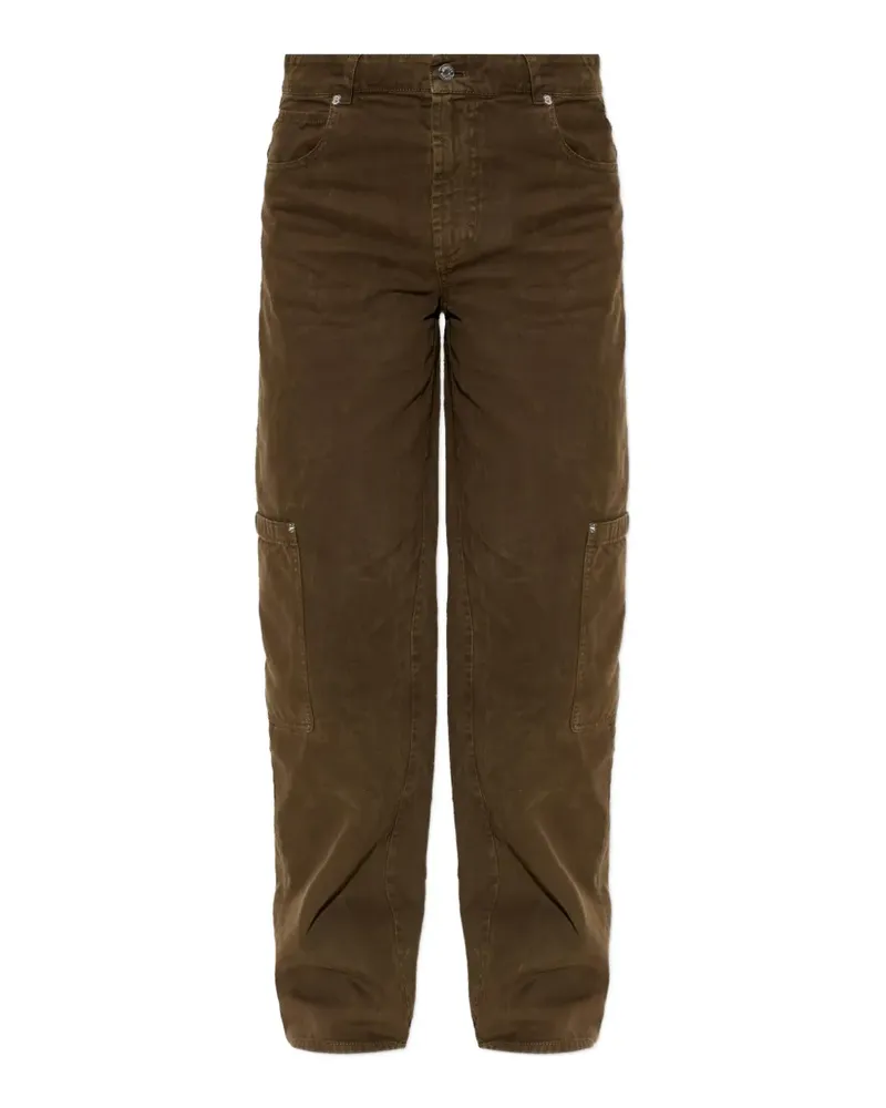 Moncler logo-patch cargo pants - Braun Braun