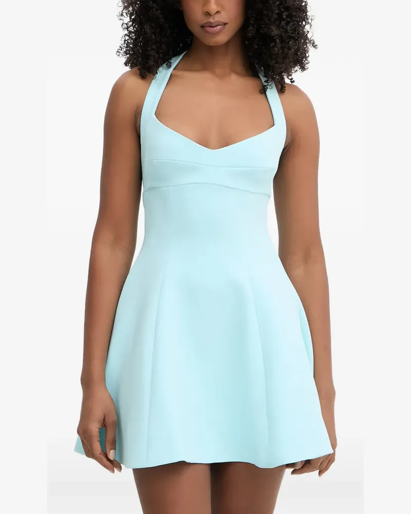 Bardot Deserate Neckholder-Minikleid - Blau Blau