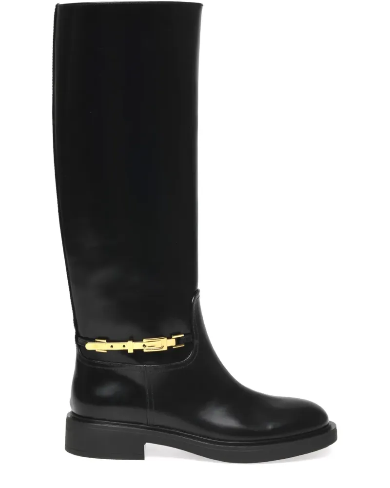 Gianvito Rossi Martine Stiefel - Schwarz Schwarz