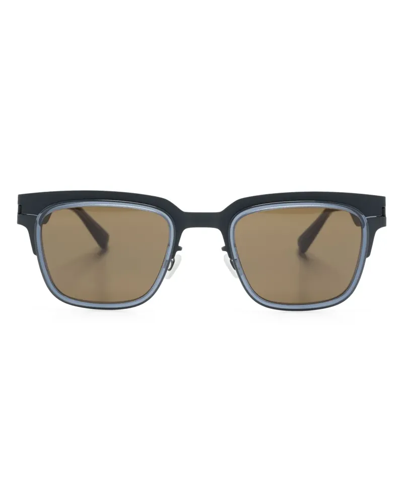 Mykita Raymond Sonnenbrille mit Clubmaster-Gestell - Blau Blau