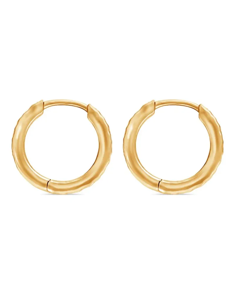 Dower & Hall Mittelgroße Nomad Creolen - Gold Gold