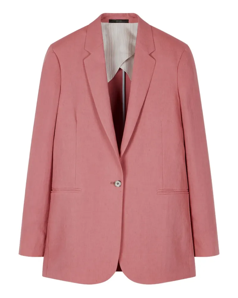 Paul Smith Blazer mit einem Knopf - Rosa Rosa
