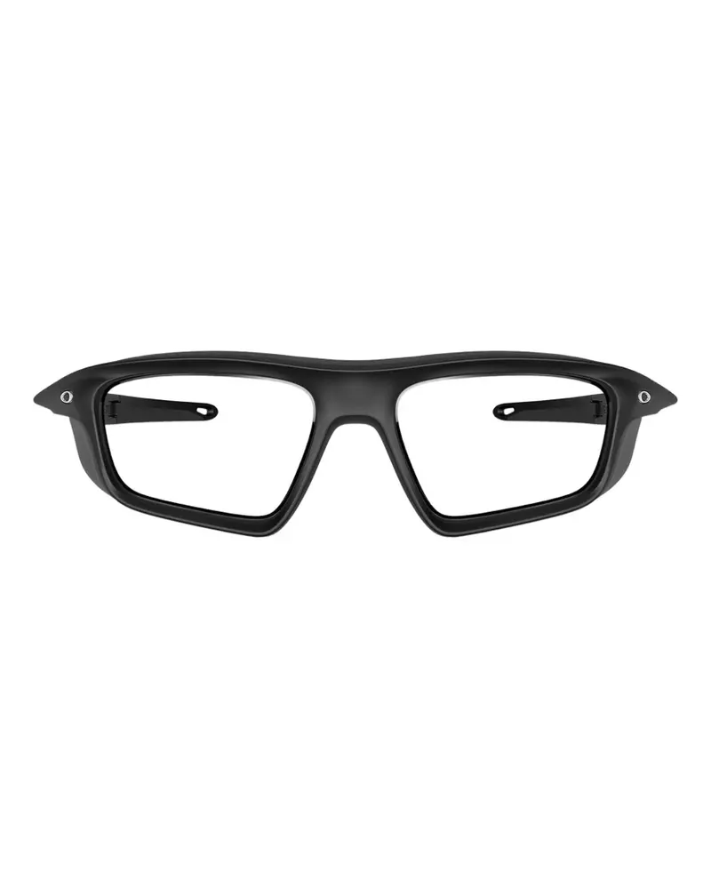 Oakley Teres Brille mit geometrischem Gestell - Schwarz Schwarz