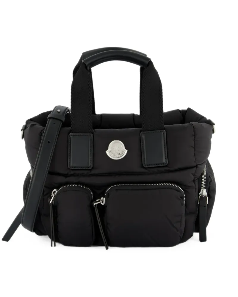 Moncler Gesteppte Caradoc Tote Bag - Schwarz Schwarz