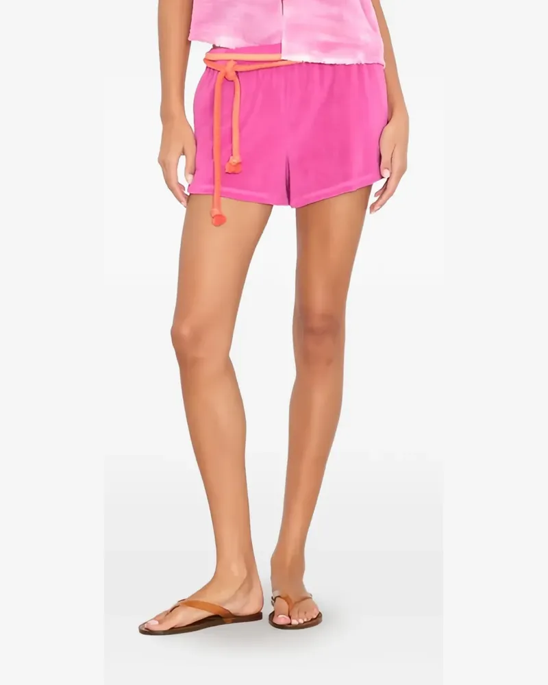 Xírena Hub rope-belt shorts - Rosa Rosa