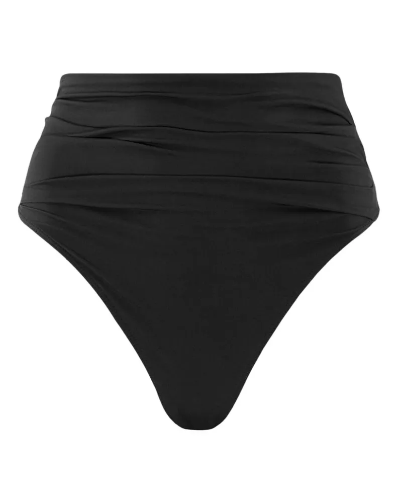 Jacquemus The Drapeado Bikinihöschen - Schwarz Schwarz