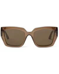 Karl Lagerfeld Transparente Karl Logo Sonnenbrille Braun