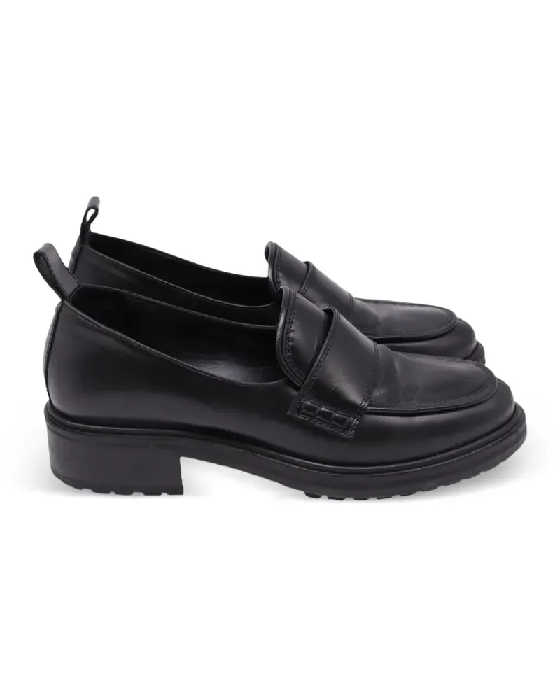 aeyde Ruth leather loafers - Schwarz Schwarz