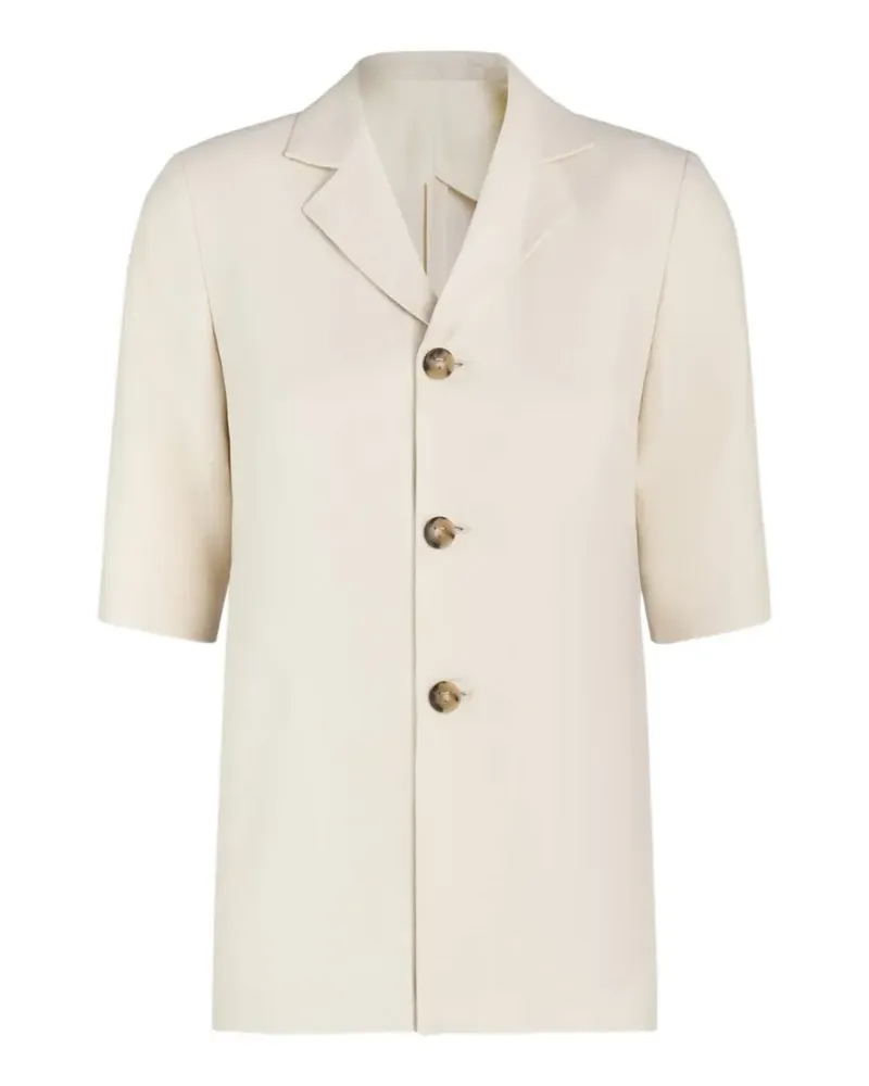 TOD'S Leinenblazer mit Gürtel - Nude Nude