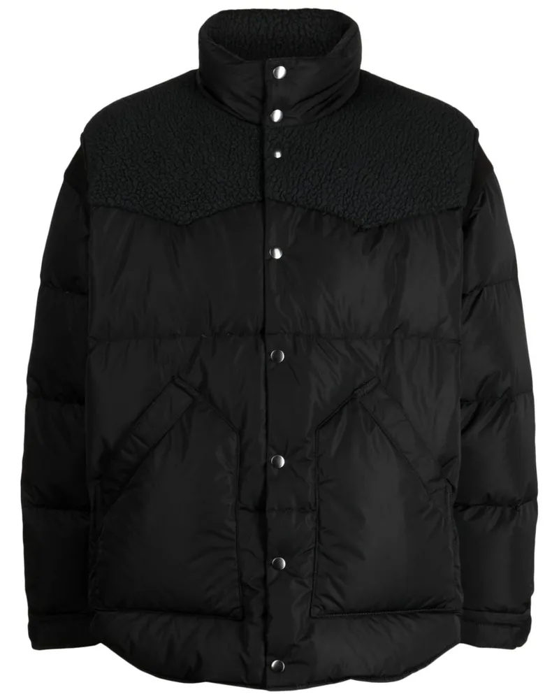Undercover Gefütterte Jacke mit Stehkragen - Schwarz Schwarz