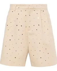 Giuseppe di Morabito Shorts mit Kristallen Nude