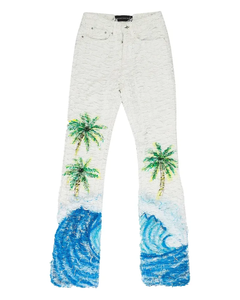 WHO DECIDES WAR Husk Jeans - Weiß Weiß