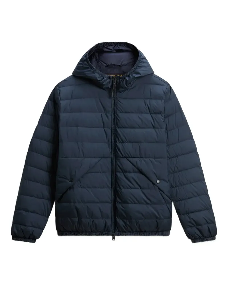 Woolrich Gesteppte Kapuzenjacke - Blau Blau
