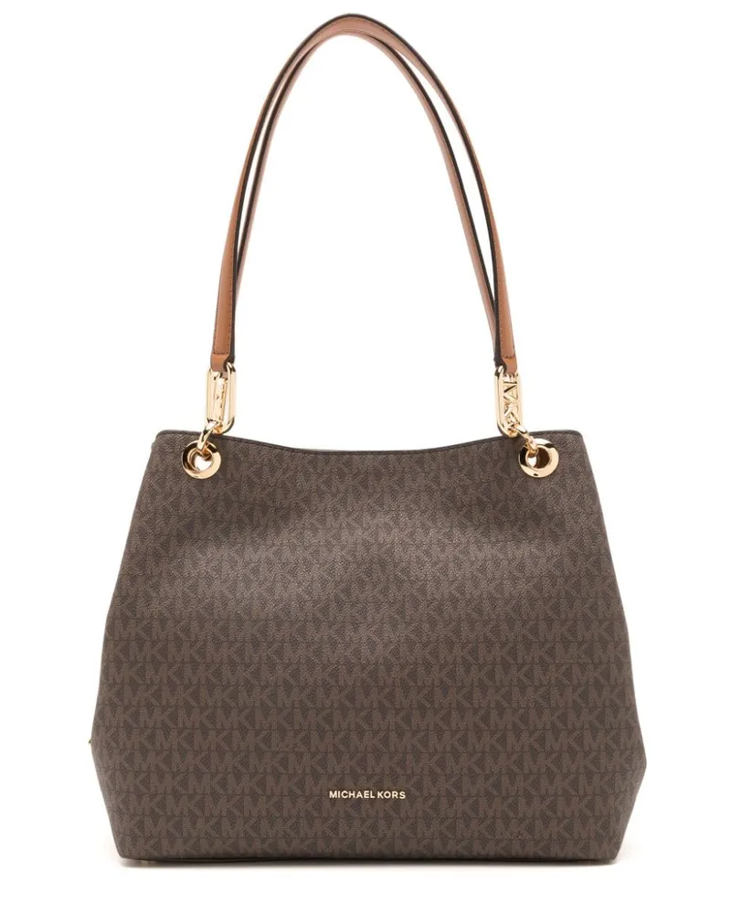 Michael Kors Große 'Kensington' Schultertasche - Braun Braun