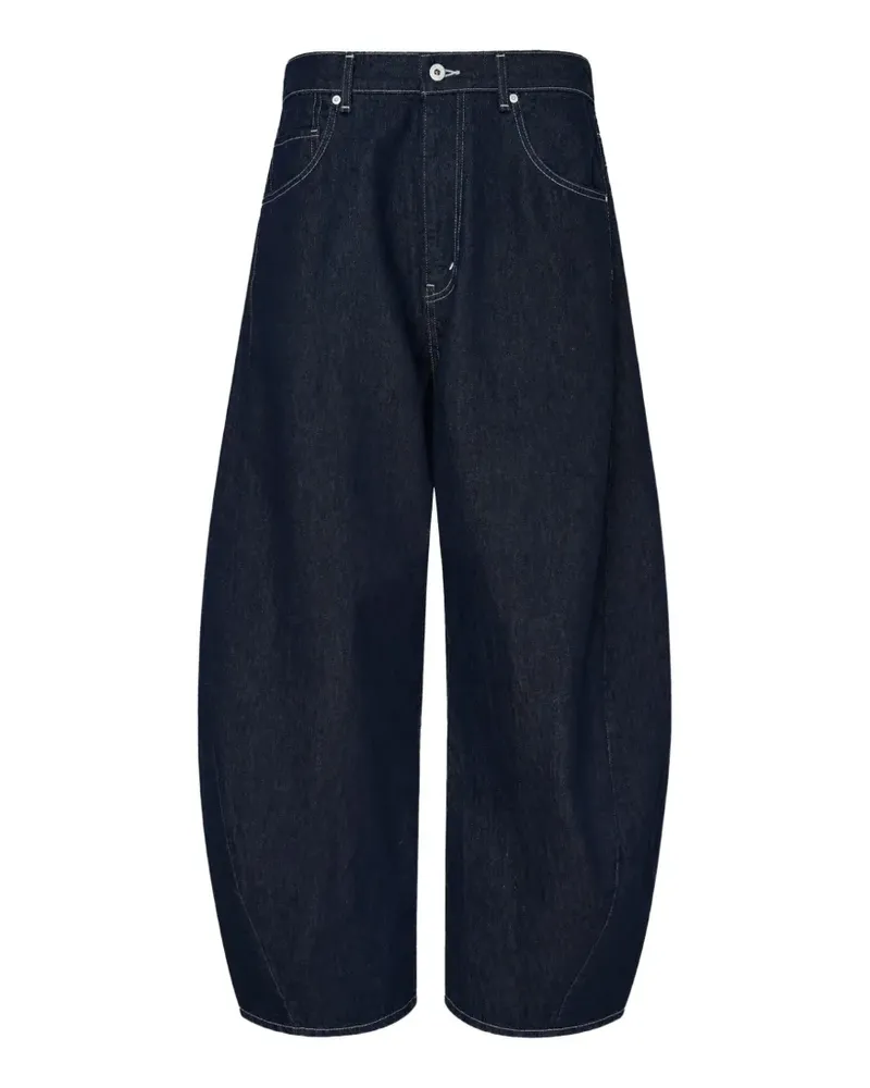 Comme des Garçons Tapered-Jeans mit Kontrastnähten - Blau Blau