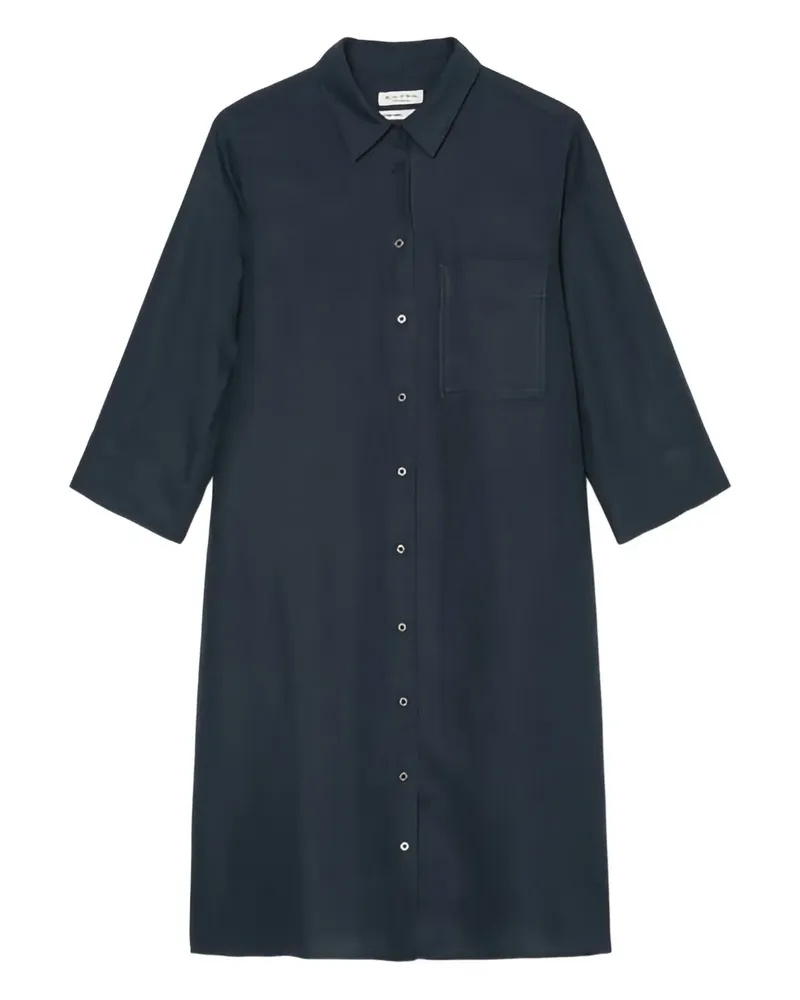 Marc O'Polo Hemdkleid mit Knöpfen - Blau Blau