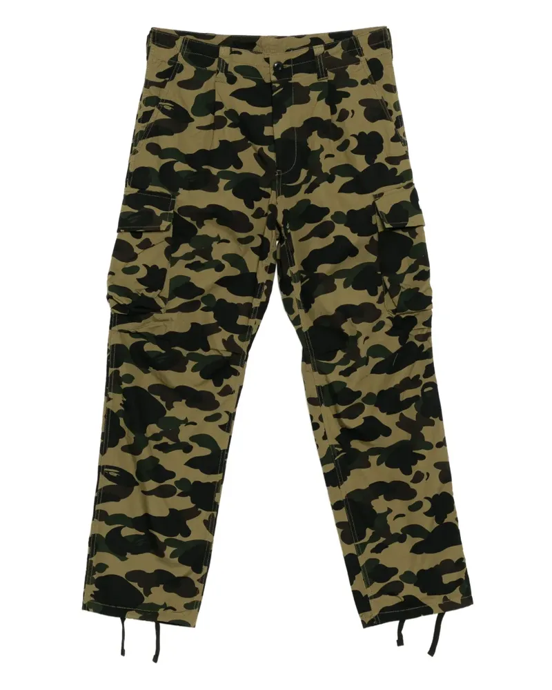 BAPE camouflage-print trousers - Grün Grün