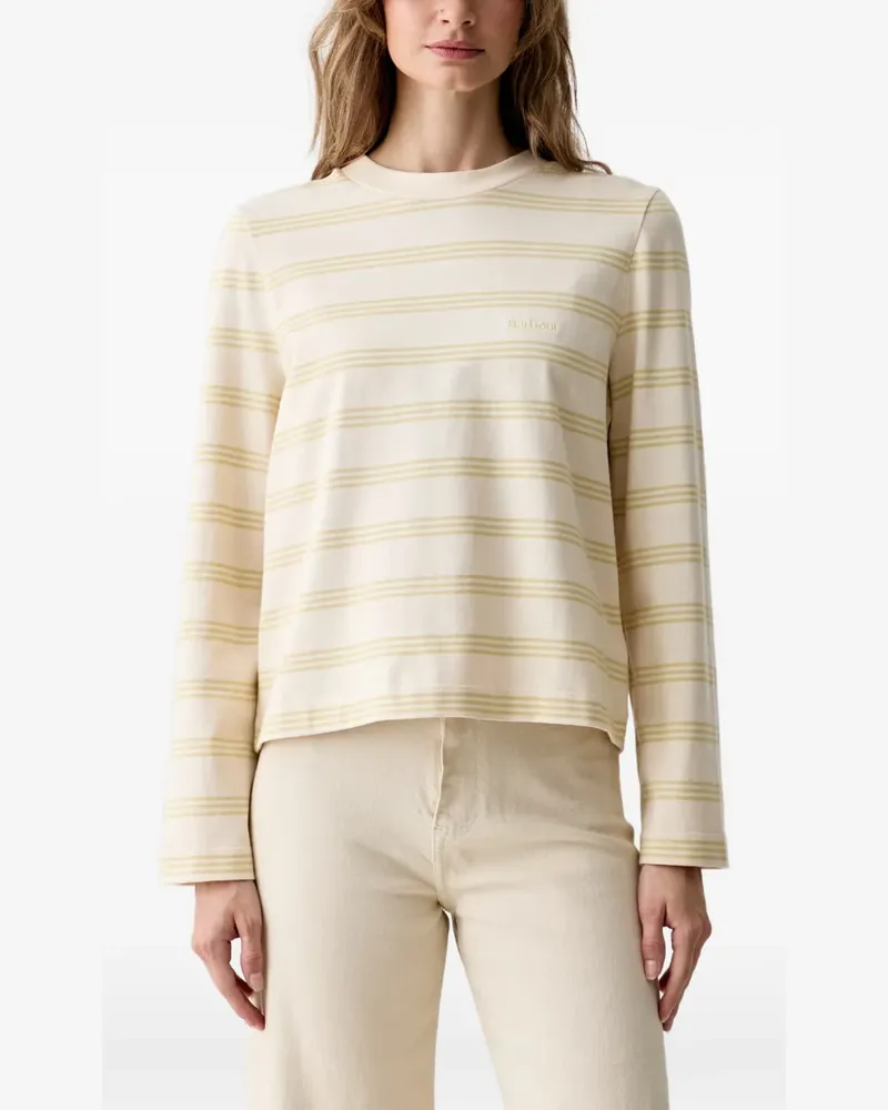 Barbour Dartmoot long-sleeve cotton T-shirt - Nude Nude