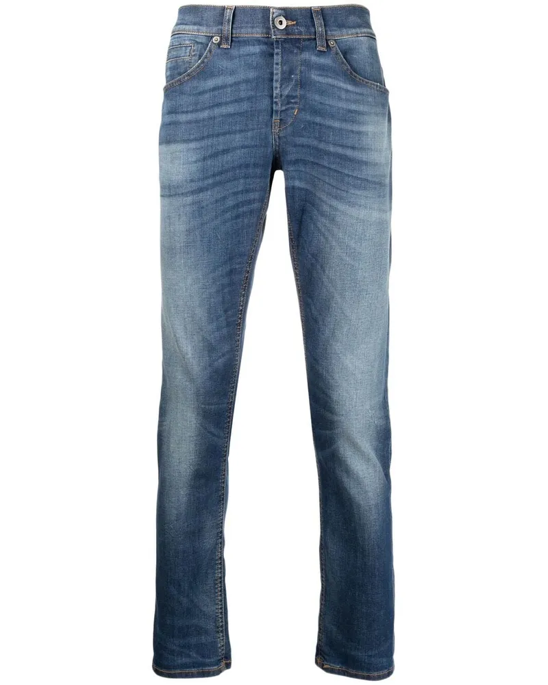Dondup Jeans mit Bleached-Effekt - Blau Blau