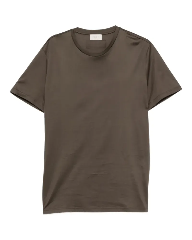 Low Brand T-Shirt mit rundem Ausschnitt - Grün Grün