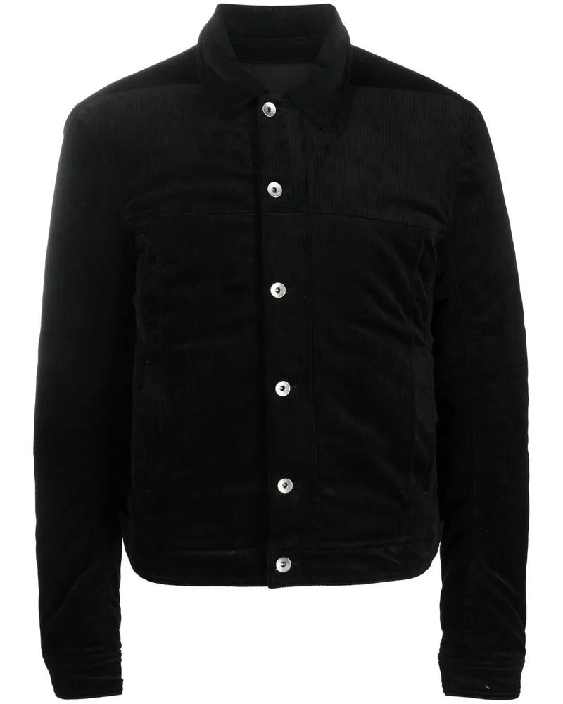 DRKSHDW by Rick Owens Cordjacke im Workwear-Look - Schwarz Schwarz