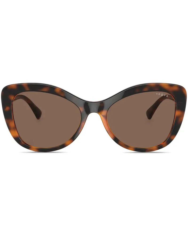 Vogue Sonnenbrille mit Butterfly-Gestell - Braun Braun