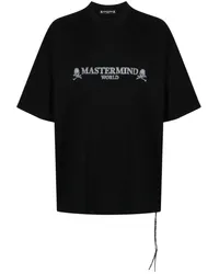 Mastermind World T-Shirt mit Totenkopf Schwarz