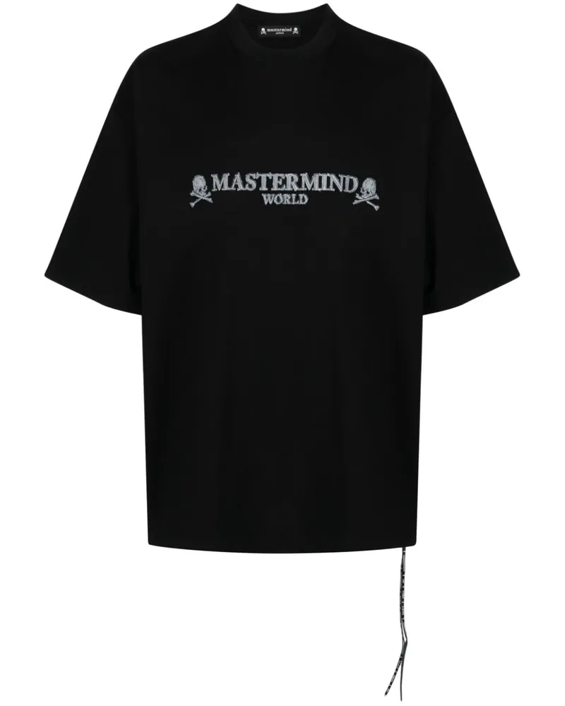 Mastermind World T-Shirt mit Totenkopf - Schwarz Schwarz