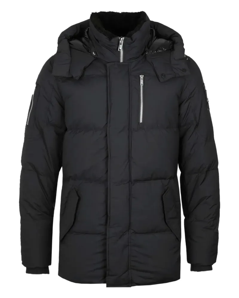Moose Knuckles Gesteppte Mens Everest 3Q Jacke - Schwarz Schwarz
