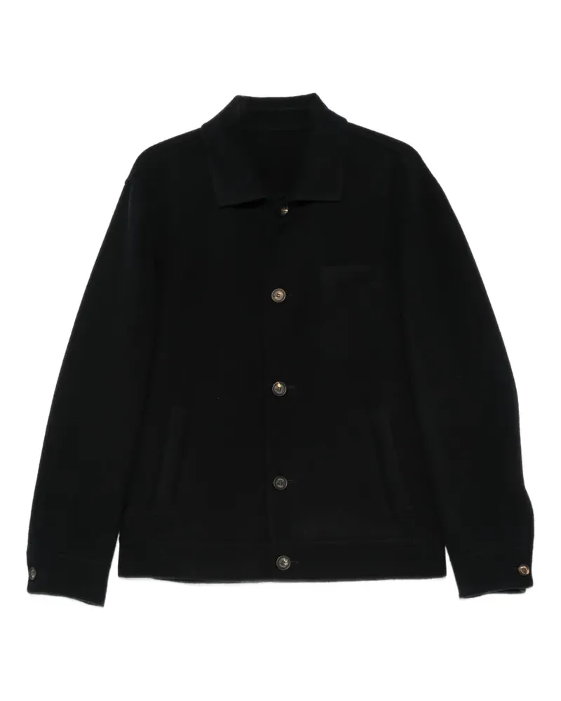 Eleventy Jacke mit Knopfleiste - Blau Blau