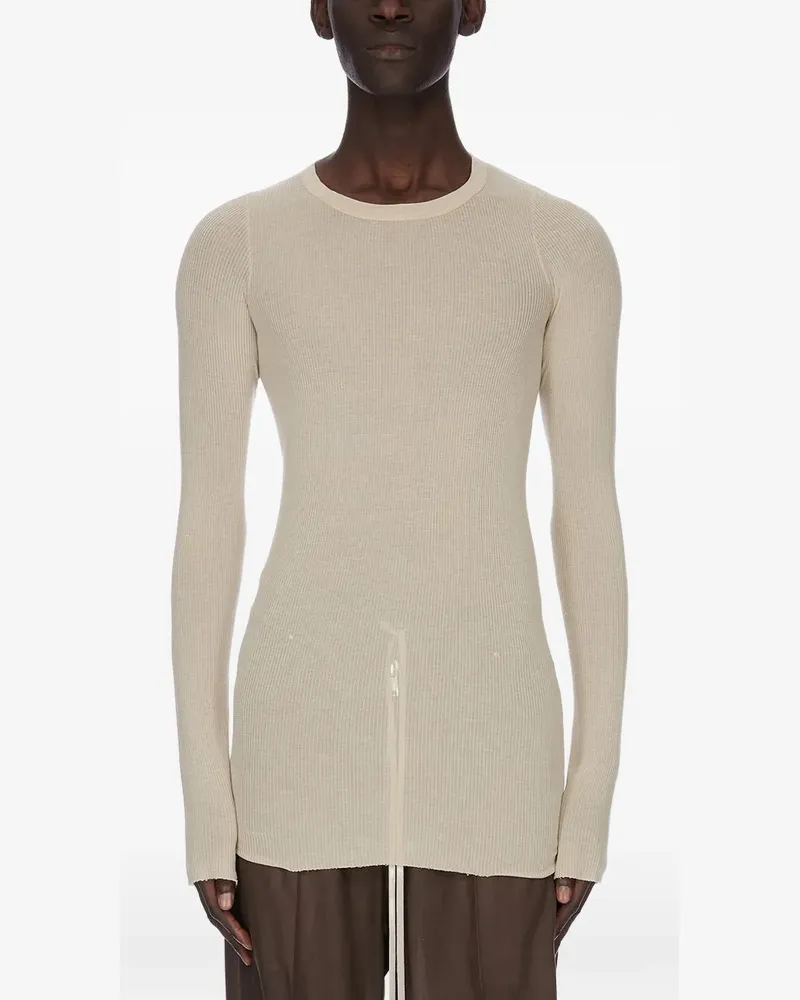 Rick Owens Klassisches Langarmshirt - Nude Nude