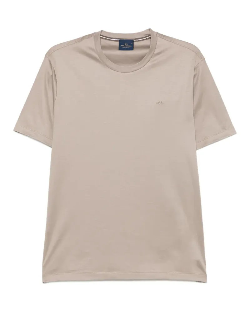 Paul & Shark T-Shirt mit Logo-Stickerei - Nude Nude