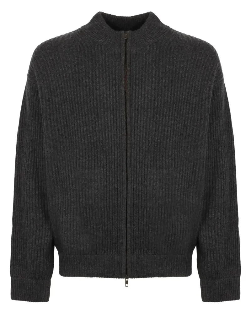 Le Kasha 1918 Hanoi Cardigan mit Reißverschluss - Grau Grau