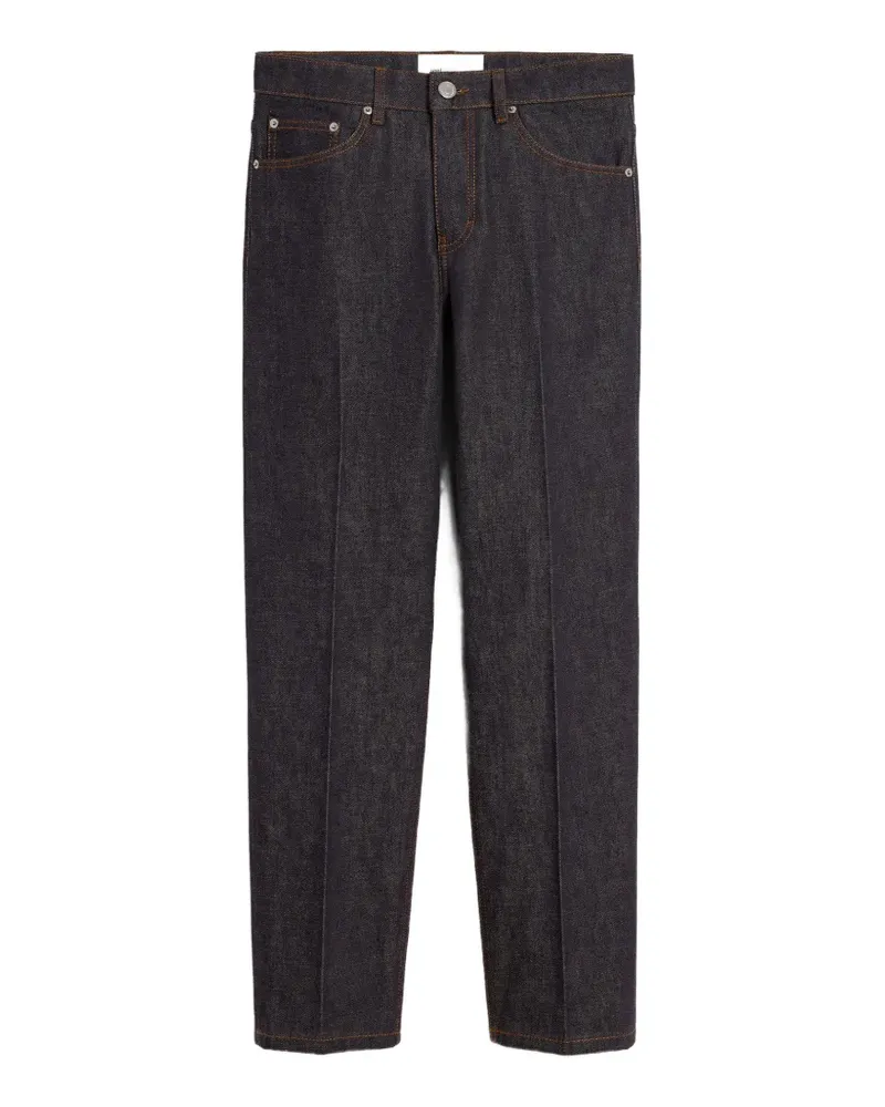 AMI Paris Jeans aus Baumwolle mit Parisian-Fit - Blau Blau