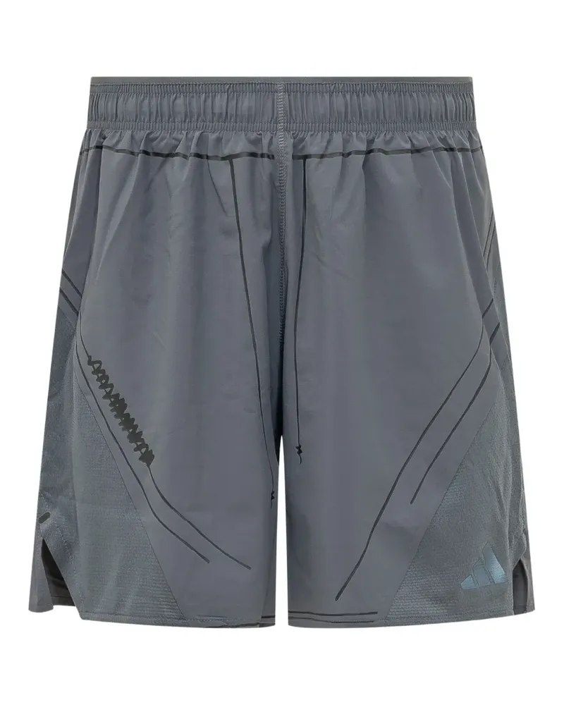 adidas x Song for the Mute Shorts mit Logo-Print - Grau Grau