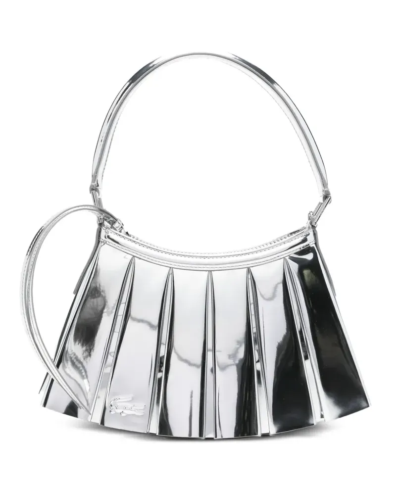 Lacoste Lenglen Schultertasche - Silber Silber