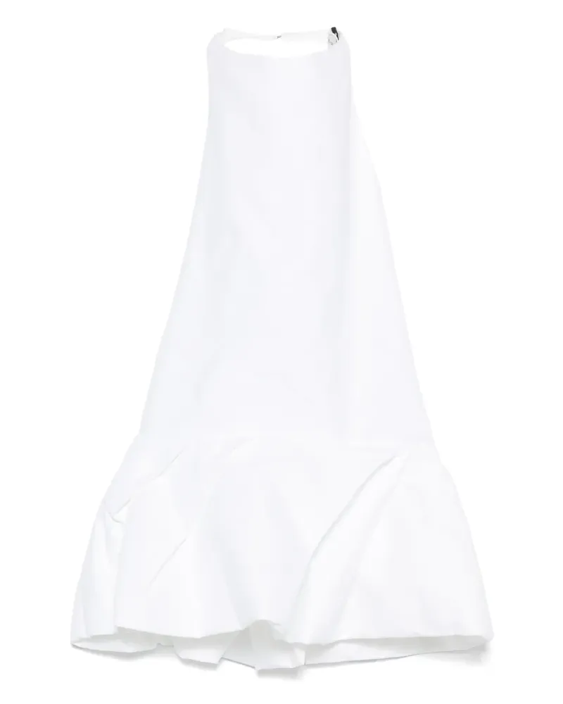 Magda Butrym Neckholder-Bluse mit Falten - Weiß Weiß