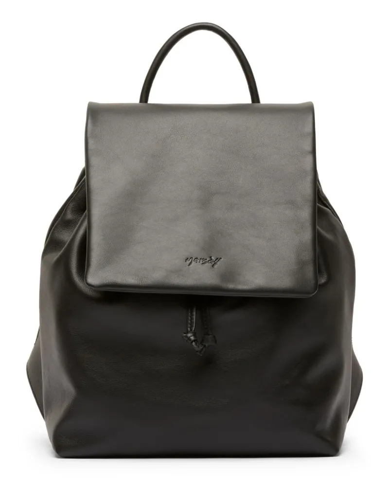 Marsèll Patta Rucksack aus Leder - Schwarz Schwarz