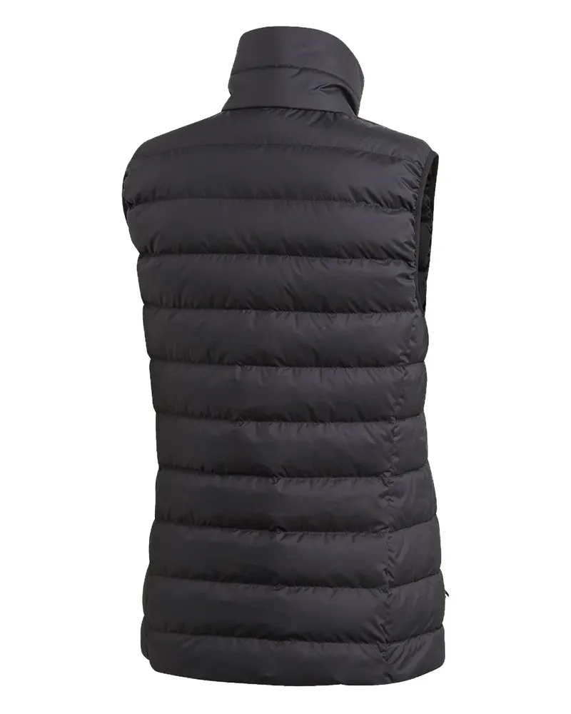 adidas Gefütterte Weste mit Logo-Print - Schwarz Schwarz