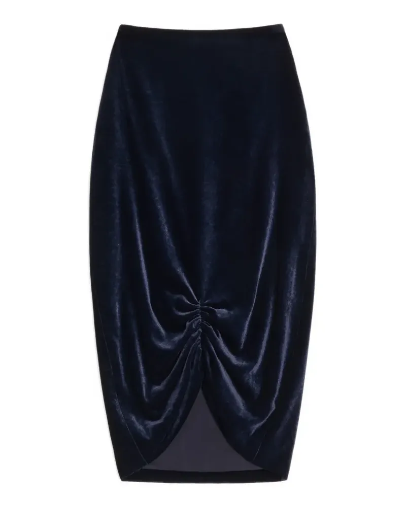 Valentino Garavani velvet skirt - Blau Blau