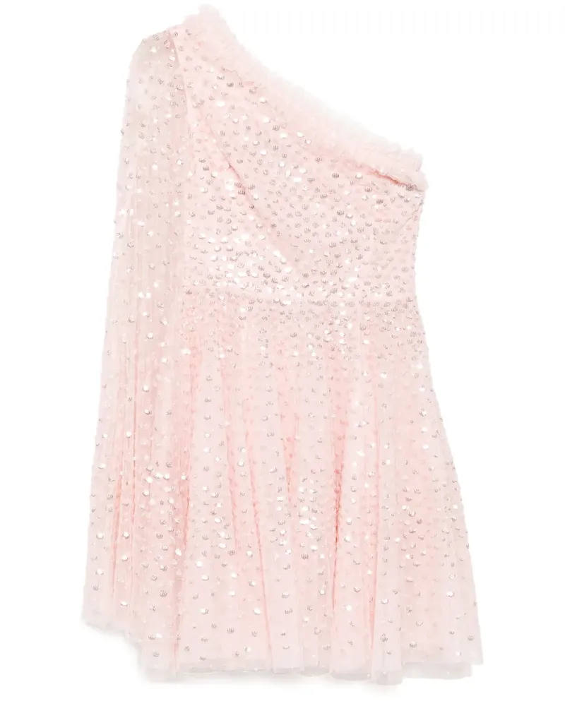 Needle & Thread One-Shoulder-Kleid - Rosa Rosa