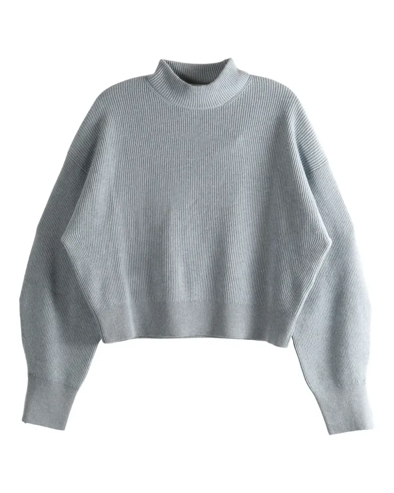 Brunello Cucinelli mock-neck sweater - Blau Blau