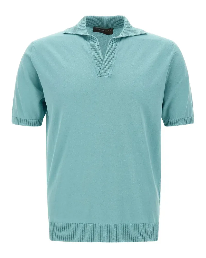 Filippo de Laurentiis Geripptes Skipper Poloshirt - Blau Blau