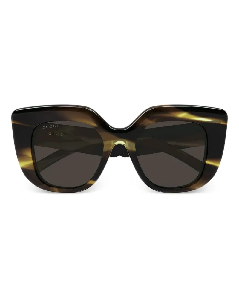 Gucci cat-eye frame sunglasses - Braun Braun