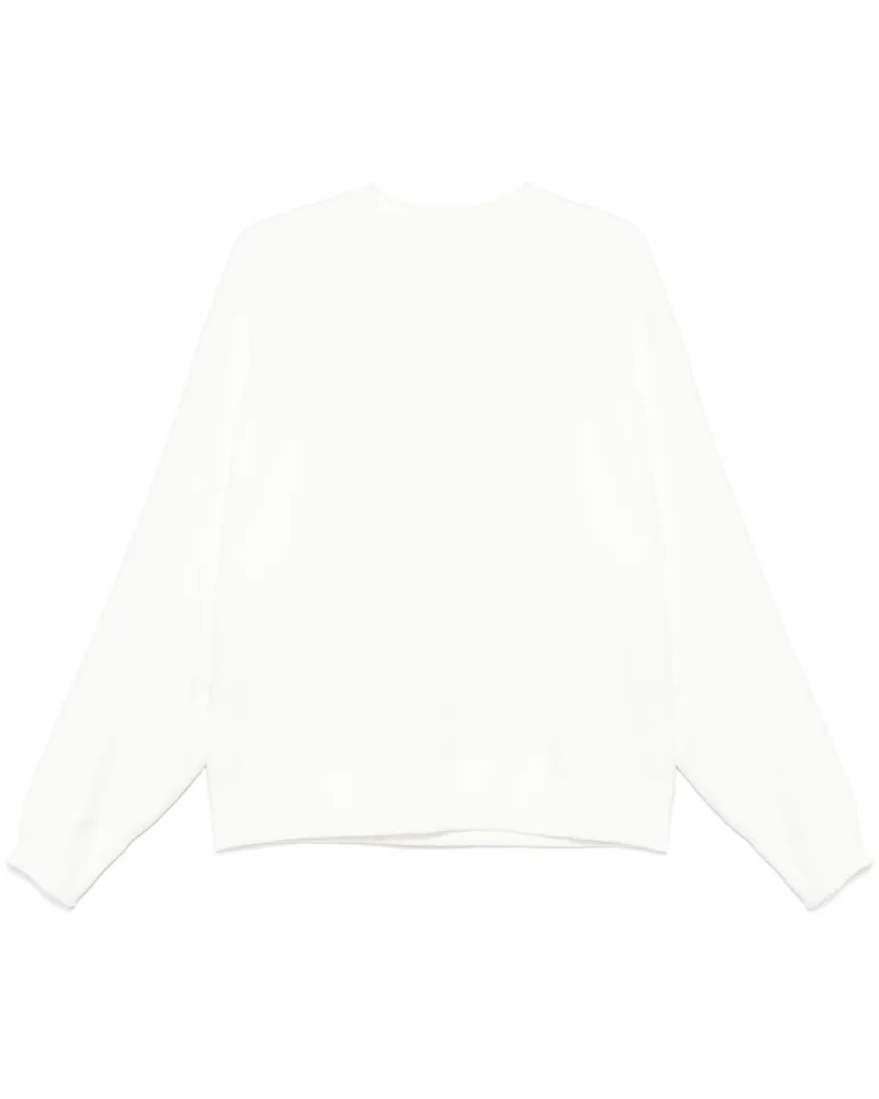 Jil Sander Sweatshirt mit Rundhalsausschnitt - Weiß Weiß
