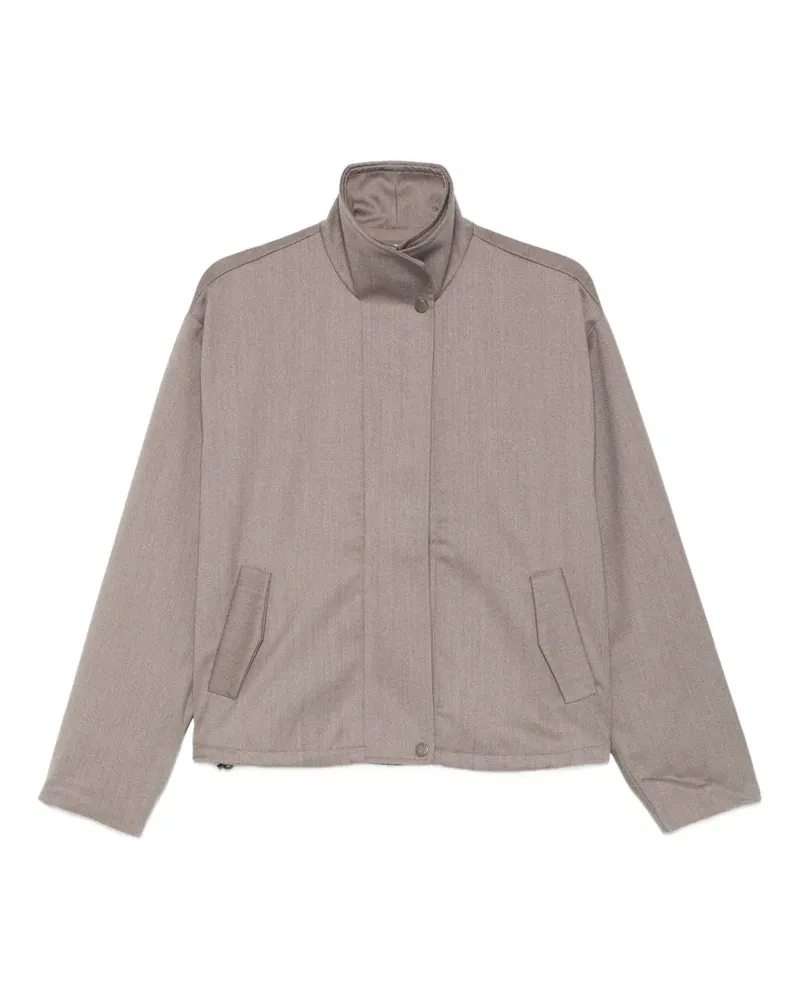 St. Agni Bomberjacke mit Taschen - Grau Grau