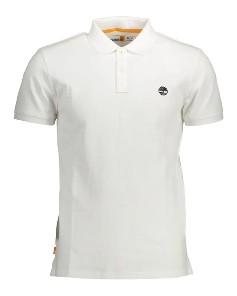 Timberland logo-embroidered polo shirt - Weiß Weiß