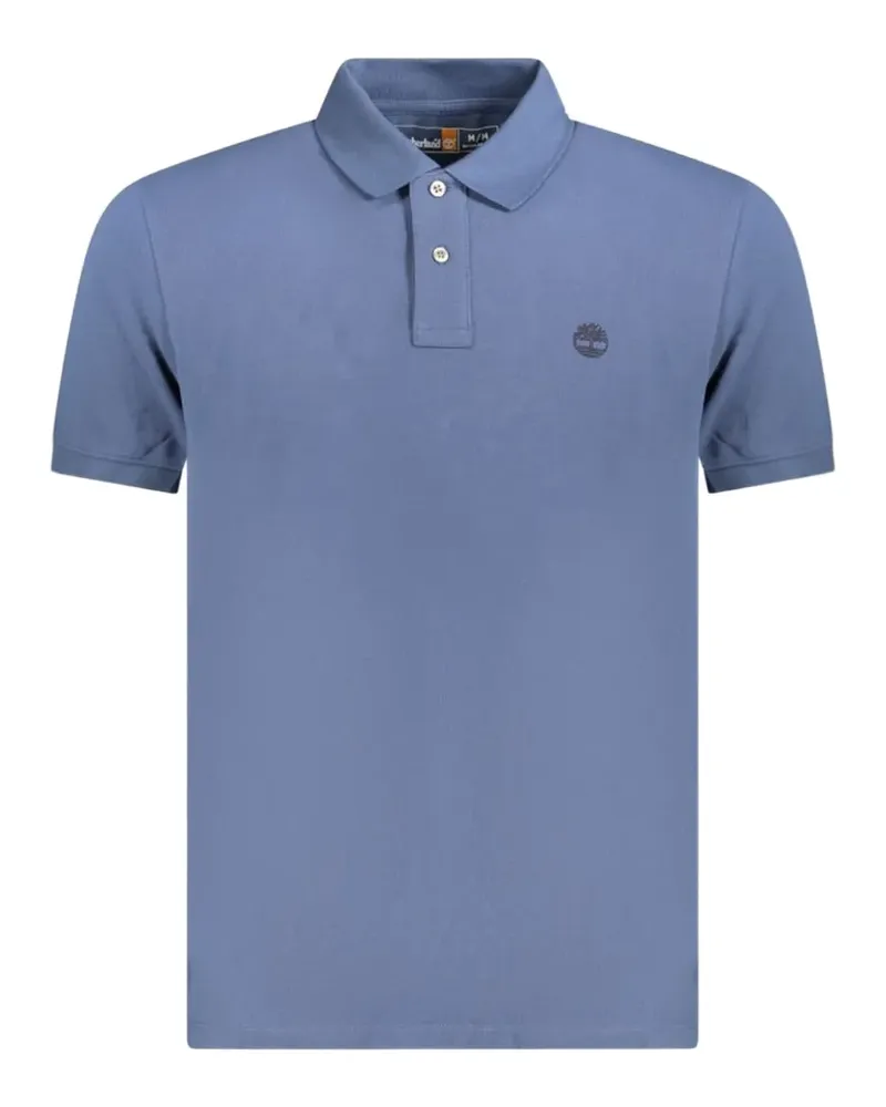 Timberland logo-embroidered polo shirt - Blau Blau